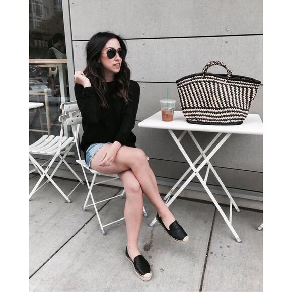 Soludos French Bulldog Embroidered Espadrilles Black Canvas Flats  Summer Vacay - Picture 8 of 16